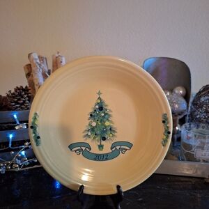 Fiesta Homer Laughlin 2012 Christmas plate